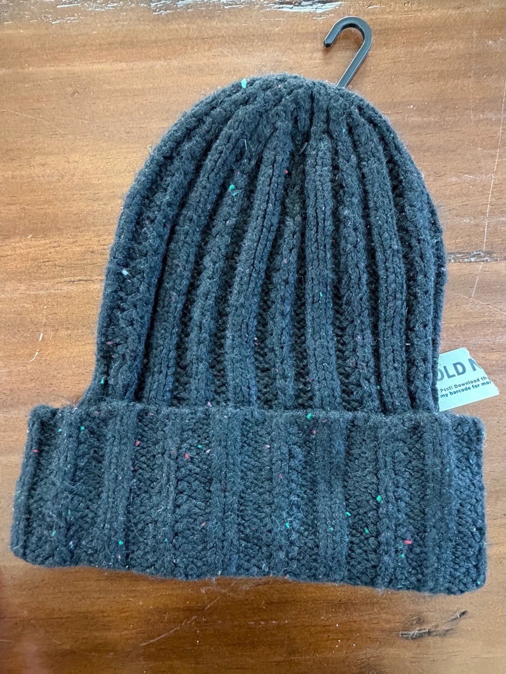 Old Navy Black with colored flecks Knit Beanie